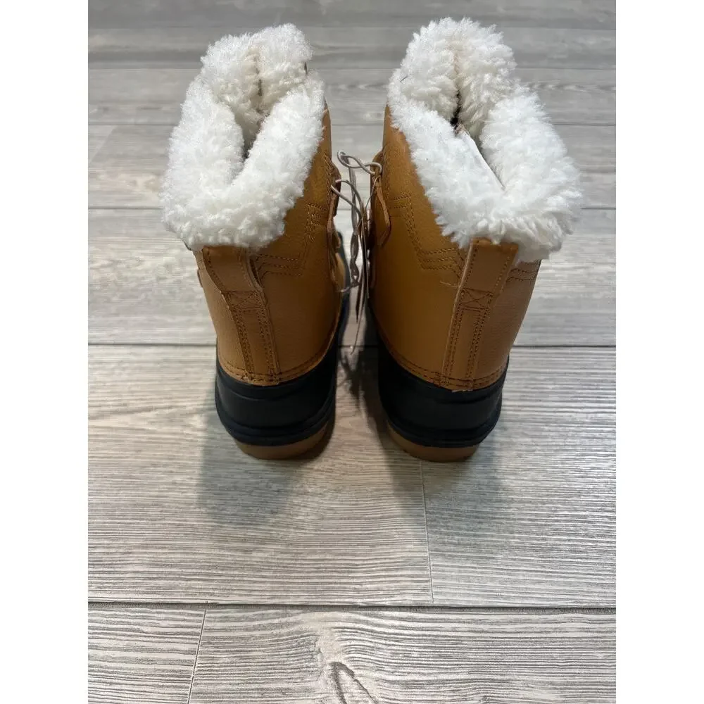 Cat & Jack Toddler Denver Winter Boots Cognac 10 NWT